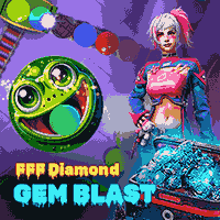 FFF Diamond Gem Blast Game Logo